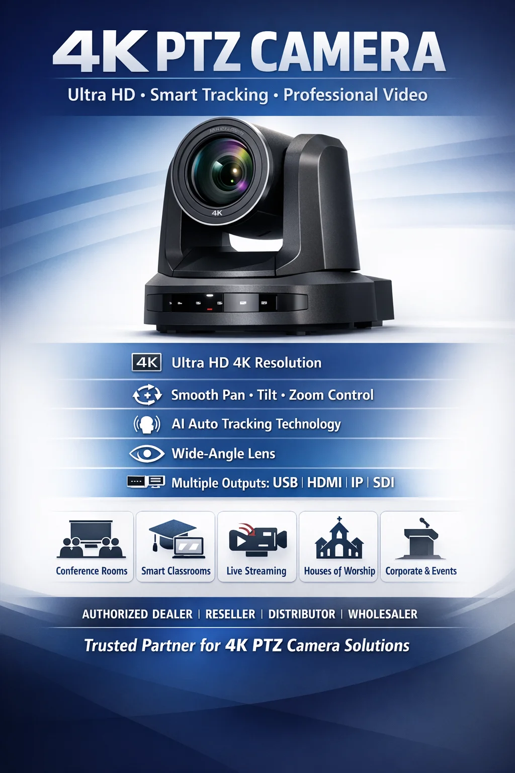 Poly 4K PTZ Camera Range India - Vande Bharat