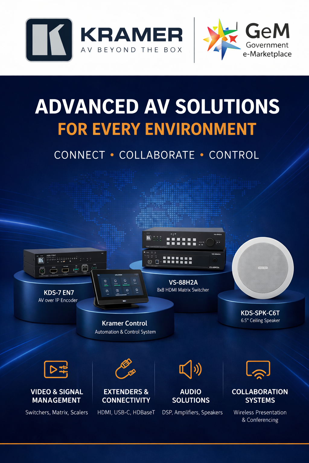 kramer Commercial Displays & Video Conferencing Authorized Dealer Delhi - Vande Bharat Pvt Ltd kramer Interactive Displays Dealer Near Me, kramer Video Conferencing Systems Authorised Distributor Delhi NCR, kramer Digital Signage Dealer Noida Gurgaon Faridabad Ghaziabad Greater Noida Nehru Place