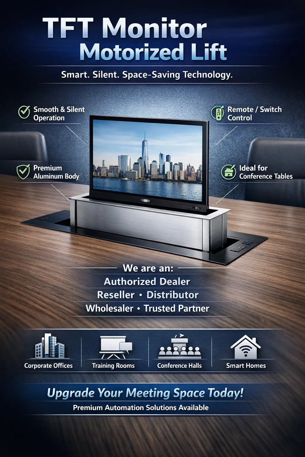 Crestron Tft Monitor Motorised Lift